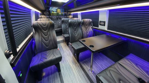 18 passenger sprinter van interior stockton