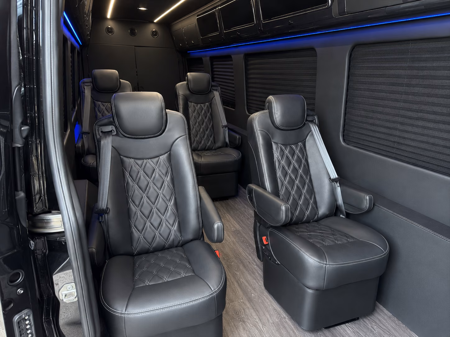 reno 12 passenger sprinter van inside