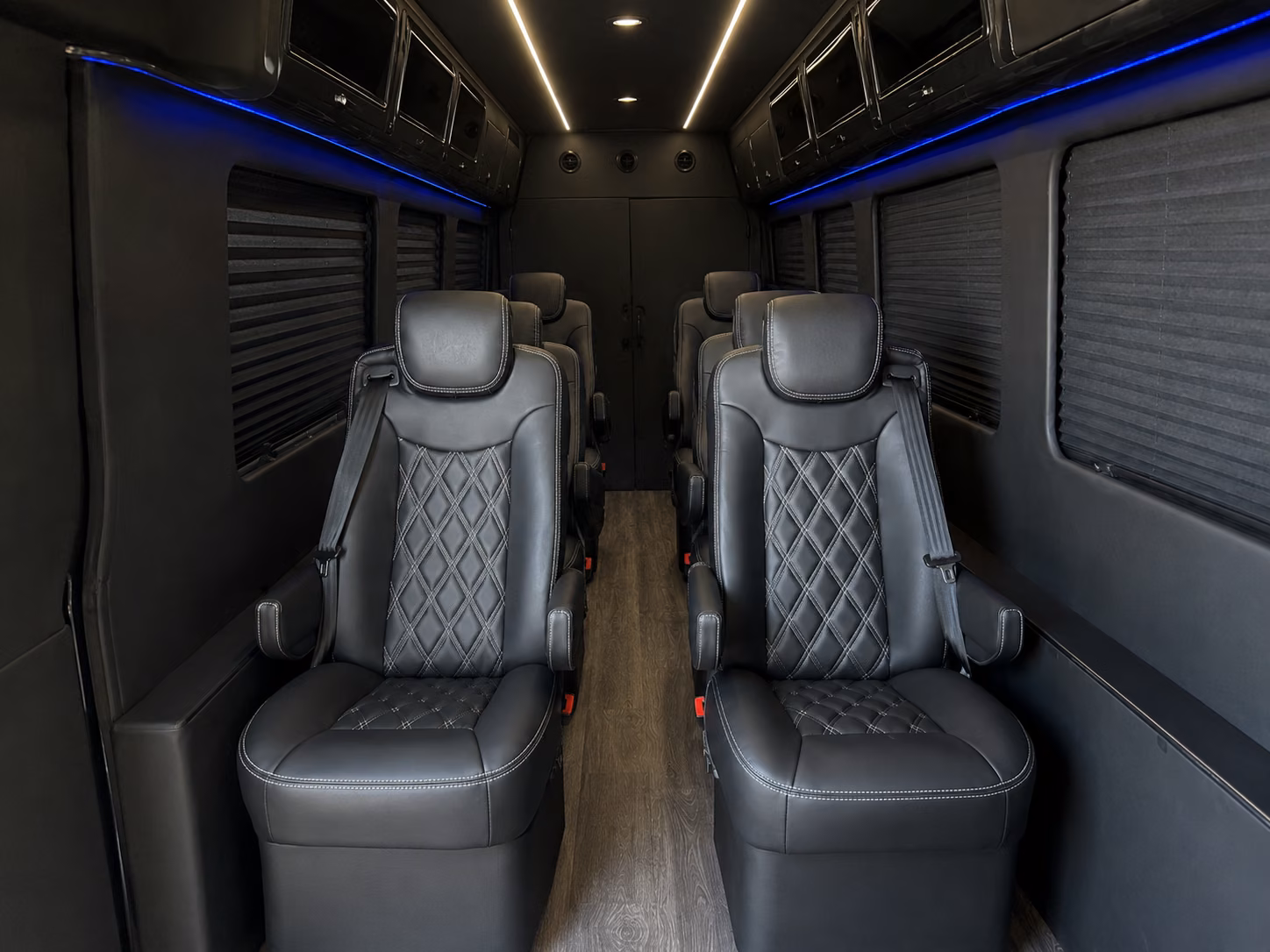 reno 8 passenger sprinter van inside