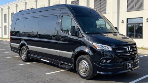 sparks wedding sprinter van rental