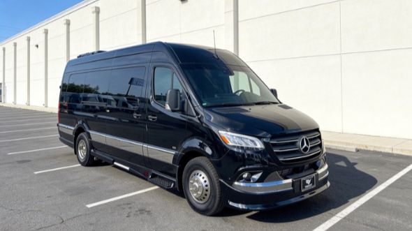 stockton wedding sprinter van rental